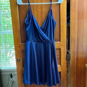 Windsor Blue Spaghetti Strap Dress